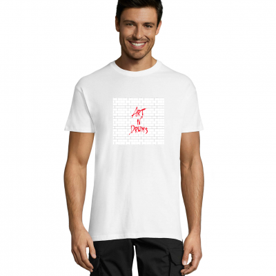 Tshirt mixte blanc face the wall